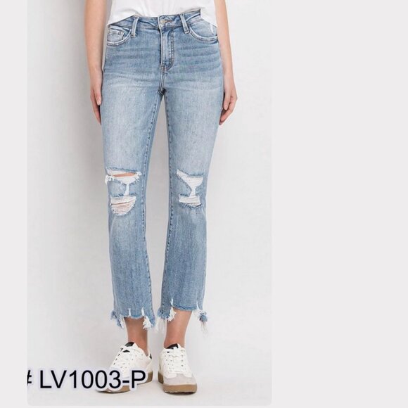 VERVET Denim - Lovervet by Vervet High Rise Skinny distressed Jeans size 25